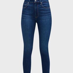 Paige Hoxton Skinny Ankle Jeans Dark Wash Size 27
